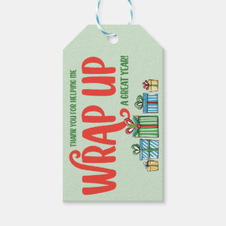 Realtor Pop-By Wrap up the year Christmas December Gift Tags