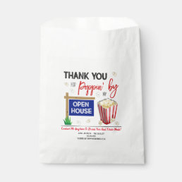 Realtor Popcorn Open House Treat Bags