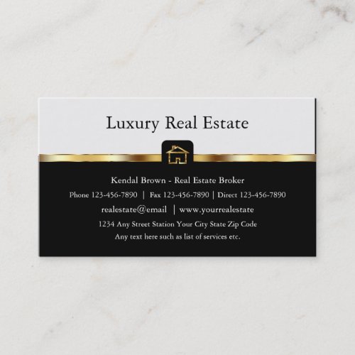 Realtor Professional Business Cards