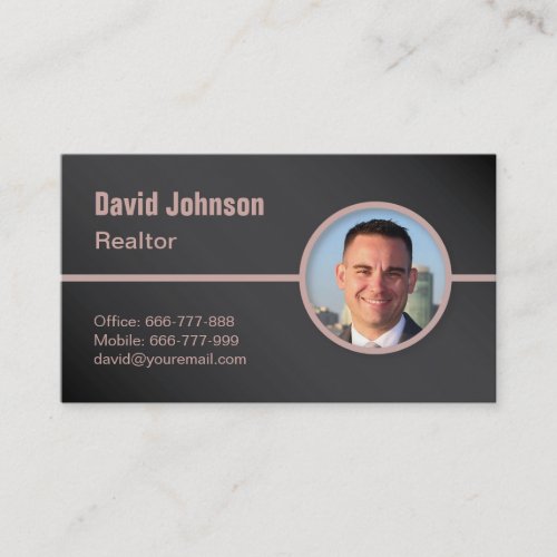 Realtor Professional Photo Business Card