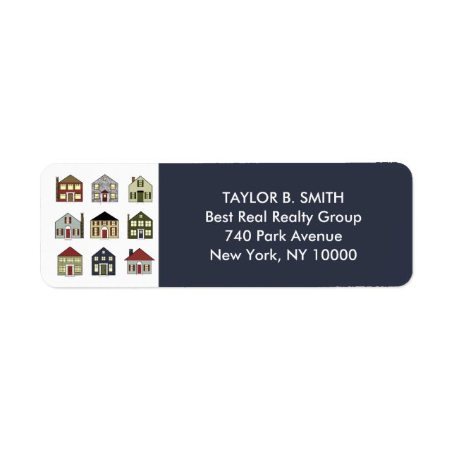 Realtor Real Estate Agent Label (Front)