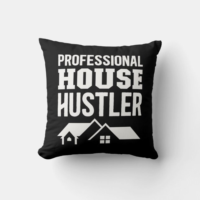 Realtor Real Estate Agent Professional House Throw Pillow (Front)