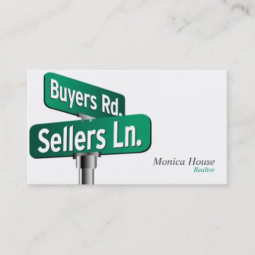 Customizable Realtor, Real Estate Business Card