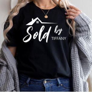 Realtor Real Estate Sales Sold by Name T-Shirt