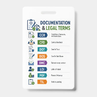 Realtor Study Aid, Real Estate Reference Badge