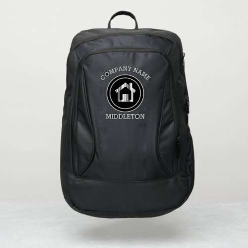 Realtor Style _ Black and Silver Gray Port Authority Backpack