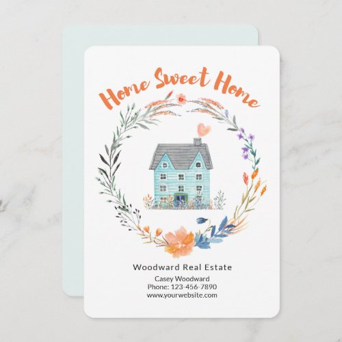 Realtor Sweet Congratulations to New Homeowner  Thank You Card