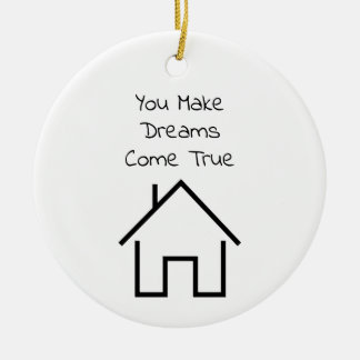 Realtor Thank You Gift Personalized Ceramic Ornament