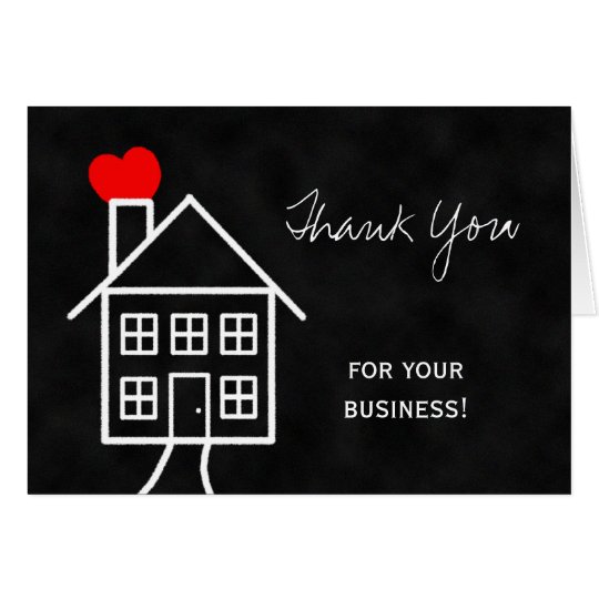 Realtor Thank You Note Card | Zazzle