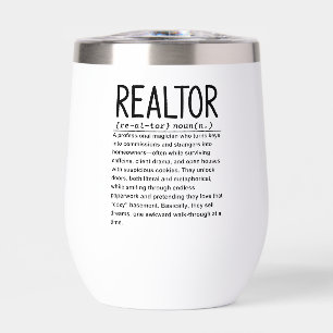 Realtor Thermal Wine Tumbler