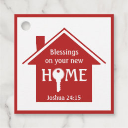 Realtor to Client New Home Personalized Favor Tags