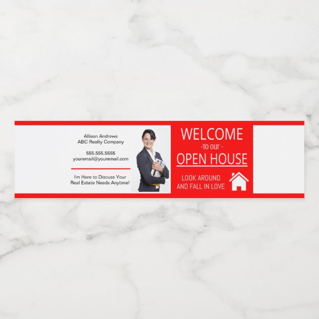 Realtor Water Bottle Label (Single Label)