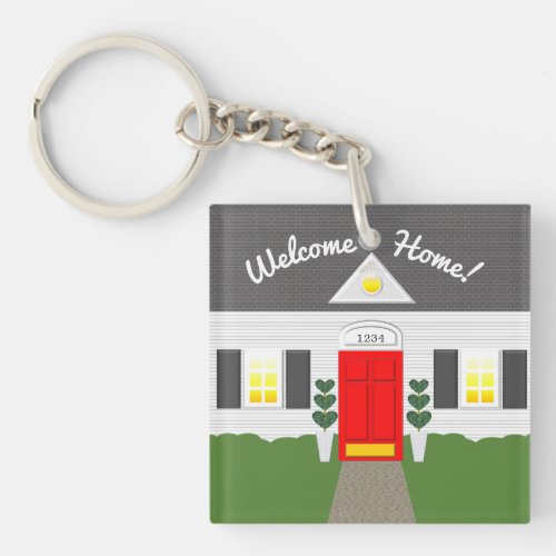 Realtor Welcome Home Cute New Home Keychain