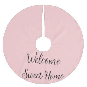 Realtor welcome home housewarming add your name te brushed polyester tree skirt