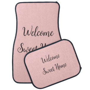 Realtor welcome home housewarming add your name te car floor mat