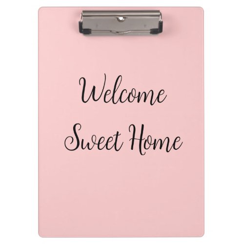 Realtor welcome home housewarming add your name te clipboard