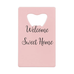 Realtor welcome home housewarming add your name te credit card bottle opener