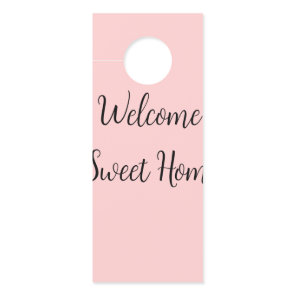 Realtor welcome home housewarming add your name te door hanger