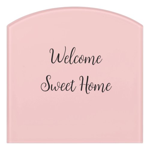 Realtor welcome home housewarming add your name te door sign