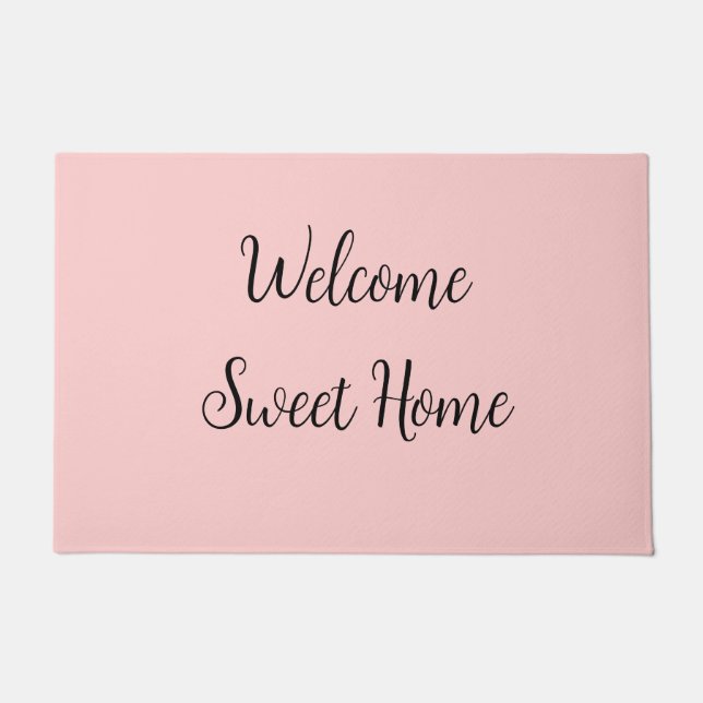 Realtor welcome home housewarming add your name te doormat (Front)