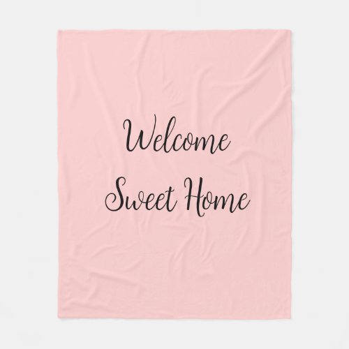 Realtor welcome home housewarming add your name te fleece blanket