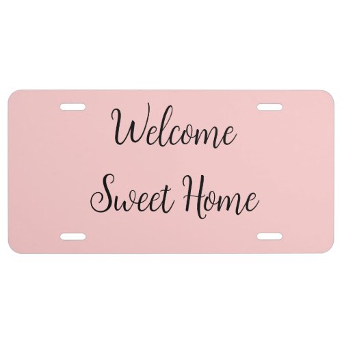 Realtor welcome home housewarming add your name te license plate