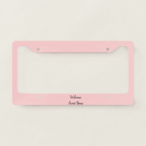 Realtor welcome home housewarming add your name te license plate frame