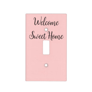 Realtor welcome home housewarming add your name te light switch cover