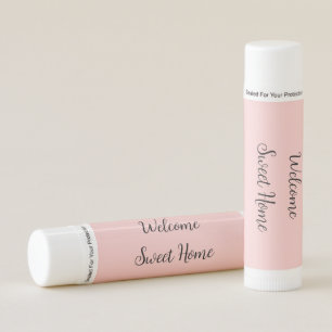 Realtor welcome home housewarming add your name te lip balm