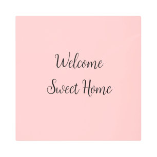 Realtor welcome home housewarming add your name te metal print
