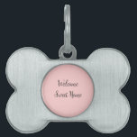 Realtor welcome home housewarming add your name te pet ID tag<br><div class="desc">DESIGN</div>