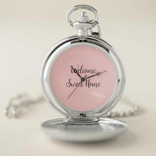 Realtor welcome home housewarming add your name te pocket watch