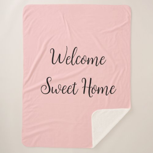 Realtor welcome home housewarming add your name te sherpa blanket