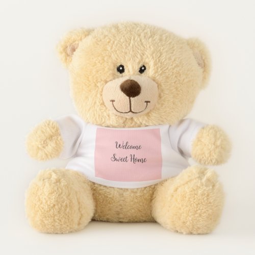 Realtor welcome home housewarming add your name te teddy bear