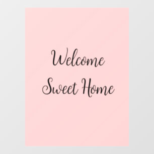 Realtor welcome home housewarming add your name te wall decal
