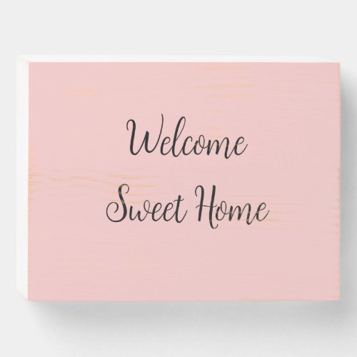 Realtor welcome home housewarming add your name te wooden box sign