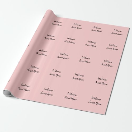 Realtor welcome home housewarming add your name te wrapping paper