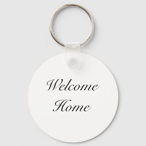 Realtor welcome home housewarming  keychain