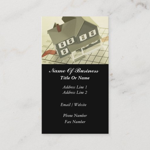 Customizable Realtors Business Card