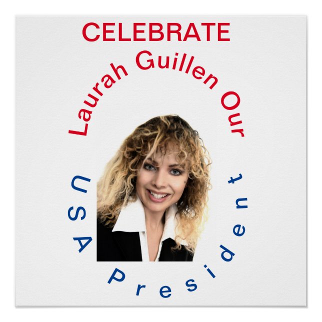 #REALUSAPRESIDENTLAURAHGUILLEN POSTER (Front)