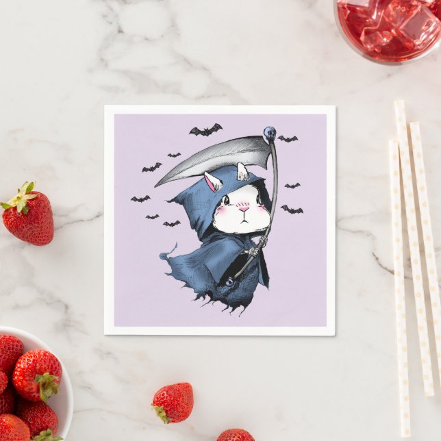 Reaper Bunny Napkins (Insitu)