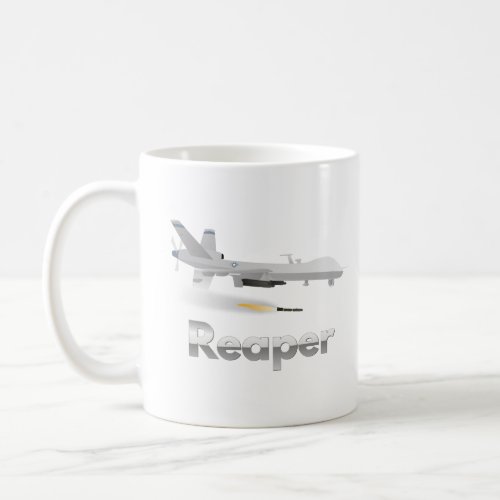 Reaper Military UAV Coffee Mug