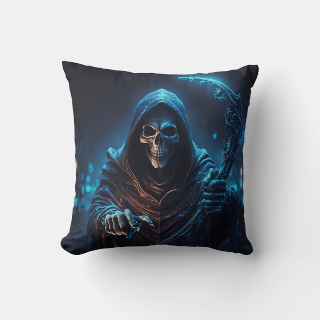 Reaper Throw Pillow (Front)