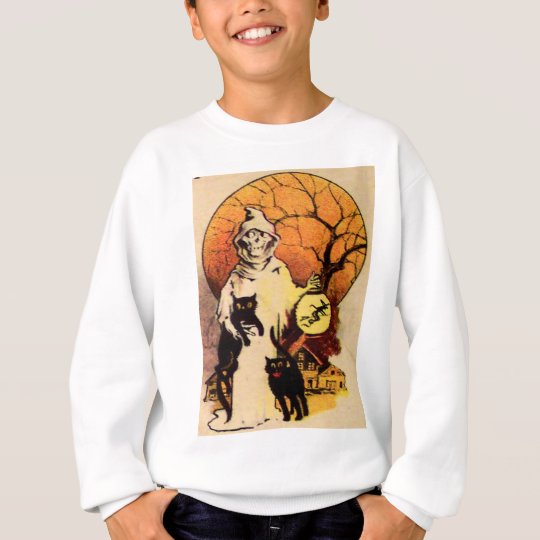 Reaper (Vintage Halloween Card) Sweatshirt