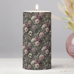Reaping in the Roses – Gothic Altar in Delirium Pillar Candle