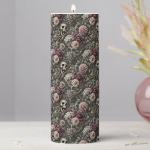 Reaping in the Roses – Gothic Sanctum in Delirium Pillar Candle