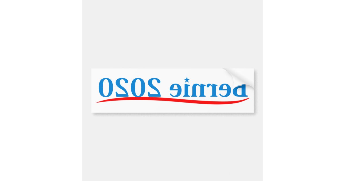 Rear View Mirror Bernie Bumper Sticker | Zazzle
