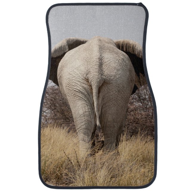 Rear view of elephant car mat (Front)