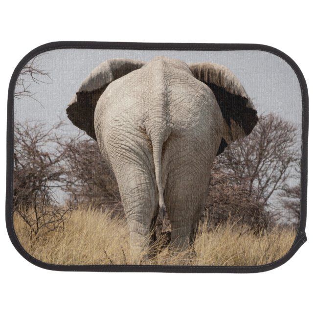 Rear view of elephant car mat (Rear)