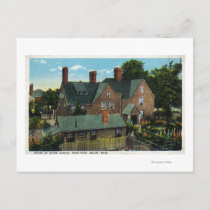 Rear View of the House of Seven Gables Postcard